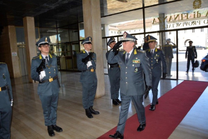 Visita a Como del Comandante regionale della Guardia di Finanza