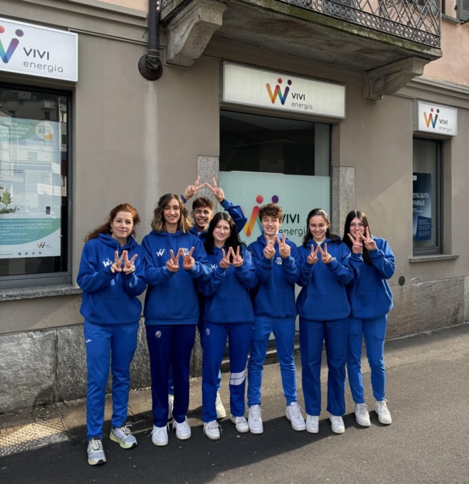 Gli atleti della Pro Patria scherma diventano protagonisti del nuovo spot di Vivi Energia