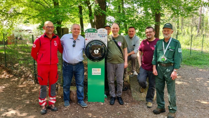 Centro Didattico “cardioprotetto” grazie al defibrillatore del Rotary