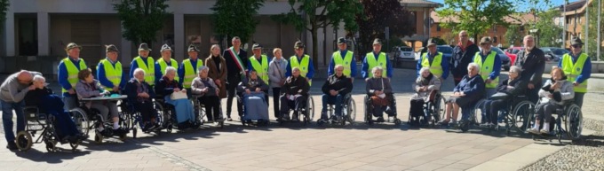 Alpini in prima linea per l’rsa Fornasari