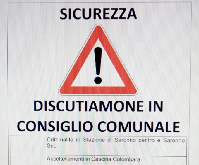 “Saronno è vittima di violenze mai accadute in passato”: via alla raccolta firme