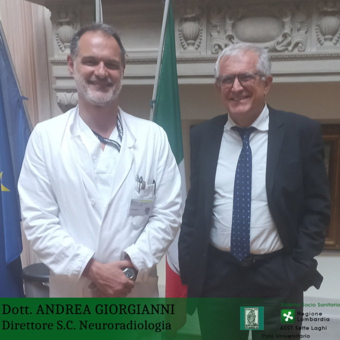 Nominato il nuovo direttore di Neuroradiologia: è Andrea Giorgianni