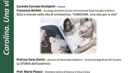 Un convegno per ricordare la figura dell’ostetrica Carolina Castiglioni