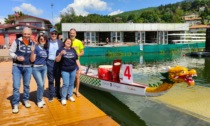 Inaugurato l'Insubria dragon boat sul lago di Varese