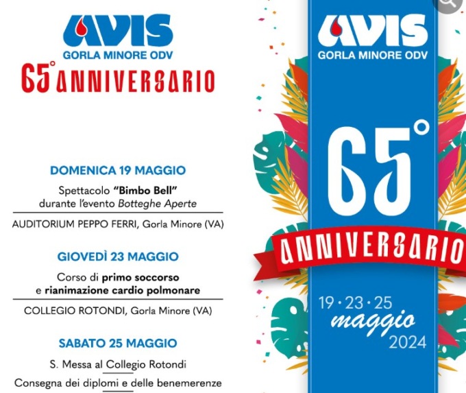 Avis pronta a fare festa per il 65° anniversario di fondazione