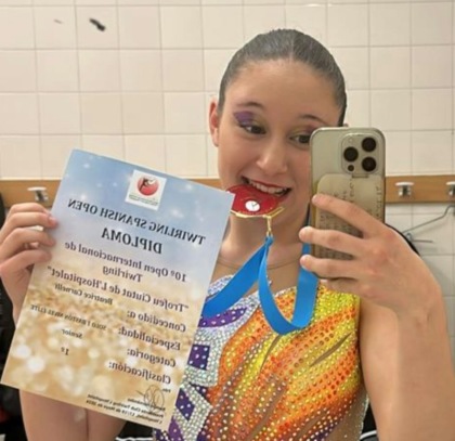 Twirling, oro in Spagna per Beatrice Carnelli