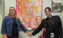 Un'opera d'arte per la Breast Unit dall'associazione IN Valbossa