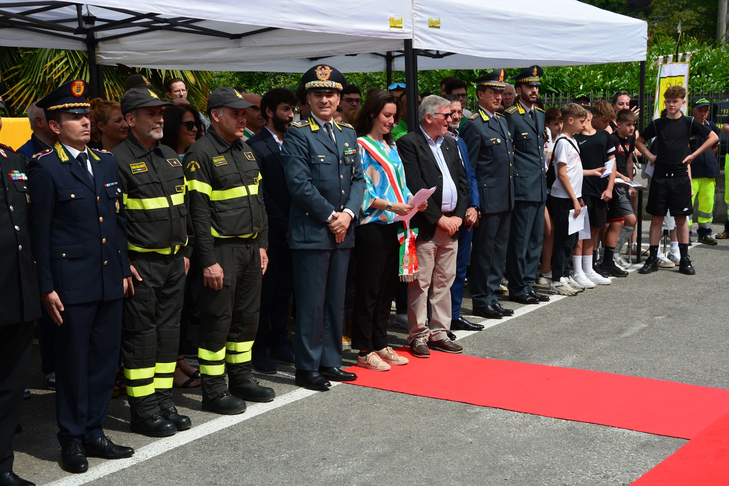 Cittiglio piazzale Fiamme Gialle