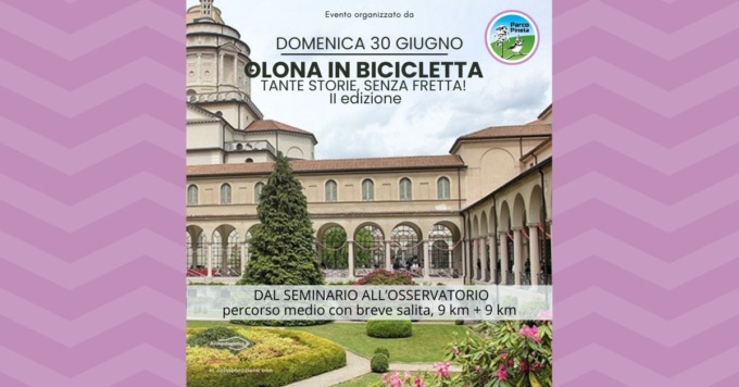 Olona in bicicletta, tappa dal Seminario all’Osservatorio