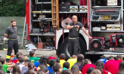 I Vigili del Fuoco di Varese e di Tradate alle Bustecche per il Fantaoratorio