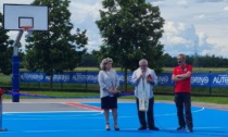 Inaugurato il nuovo campo da basket della Salus