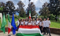 Inaugurata la Panchina europea grazie alla scuola media