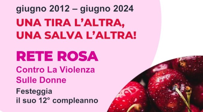 Ciliegie in piazza per Rete Rosa