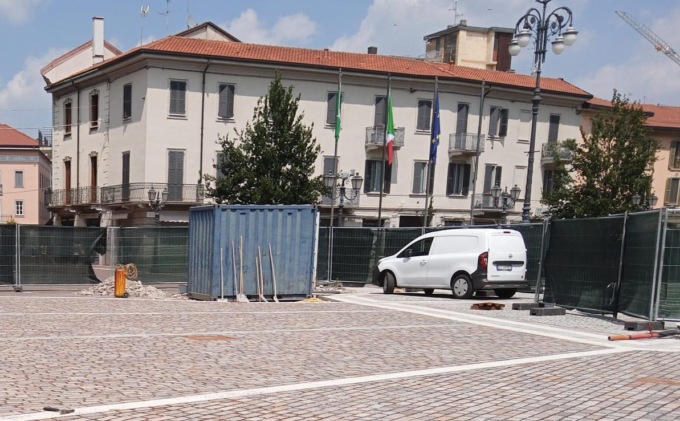 Aperta una porzione di Piazza Libertà a Saronno