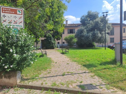 Il parco pubblico di via Jesi