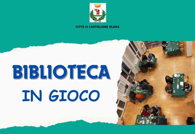 L’11 luglio torna “La biblioteca in gioco”
