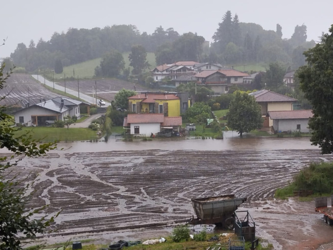 Campi alluvionati in provincia di Varese: l’allarme di Coldiretti