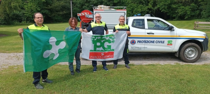 In Sardegna i primi tre volontari del Parco delle Groane