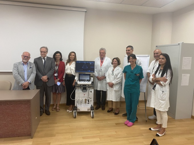 Donato all’ospedale un ecocardiografo per bambini “delicati”