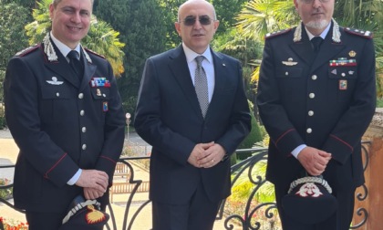 Il generale di Divisione in vista al Comando provinciale dei Carabinieri