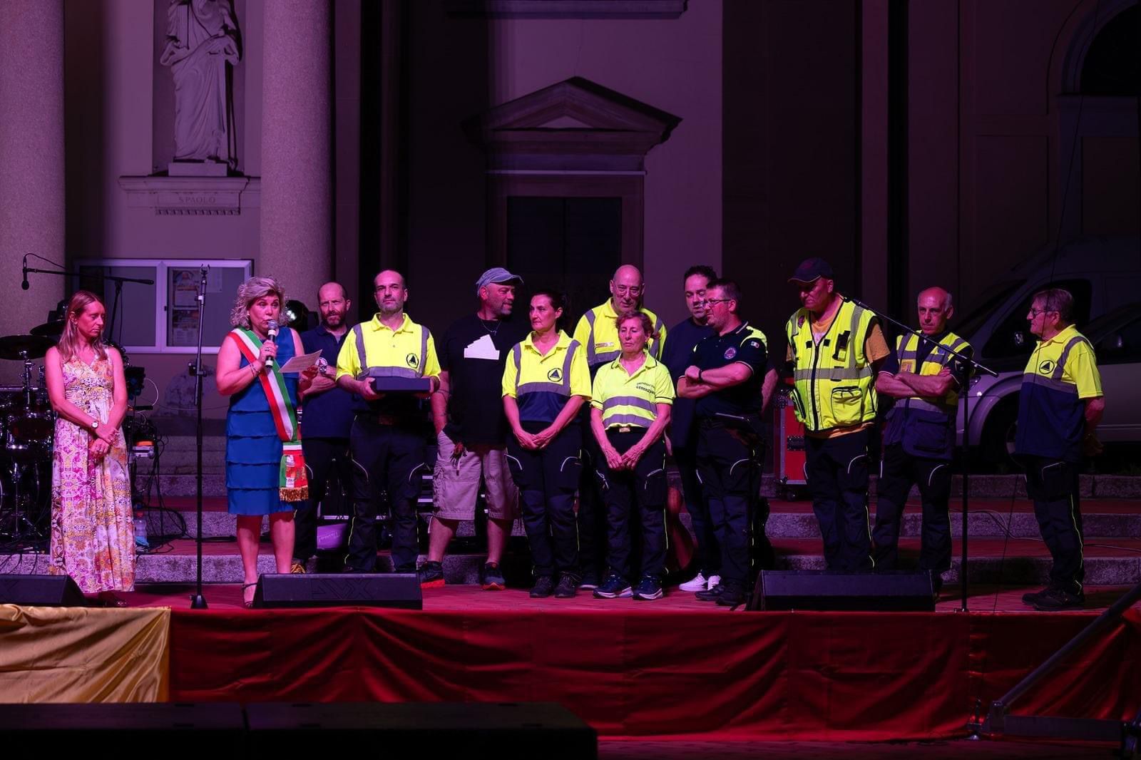 Premiazione Protezione civile Gerenzano