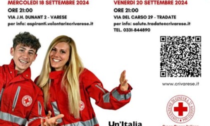 Diventare volontario: due serate con la Croce Rossa di Varese e di Tradate