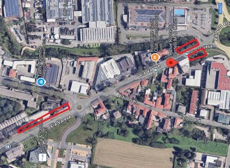 Apre il cantiere per realizzare  la pista ciclabile Dorsale Varesina.