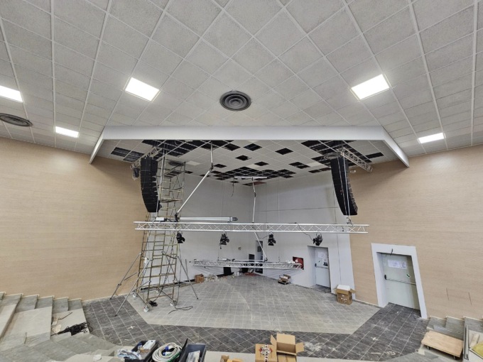 Taglio del nastro per l’auditorium riqualificato