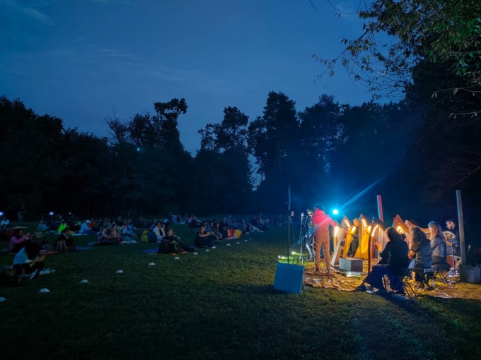 Quatto pic nic in musica nel Parco Pineta a caccia di stelle cadenti