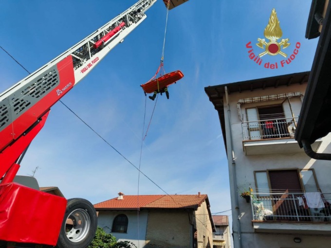 Soccorsa una persona in casa grazie ai Vigili del fuoco