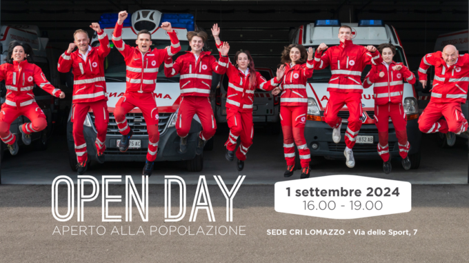 Open day alla sede Cri di Lomazzo