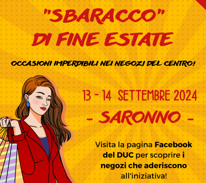 Nel fine settimana a Saronno torna lo “Sbaracco”