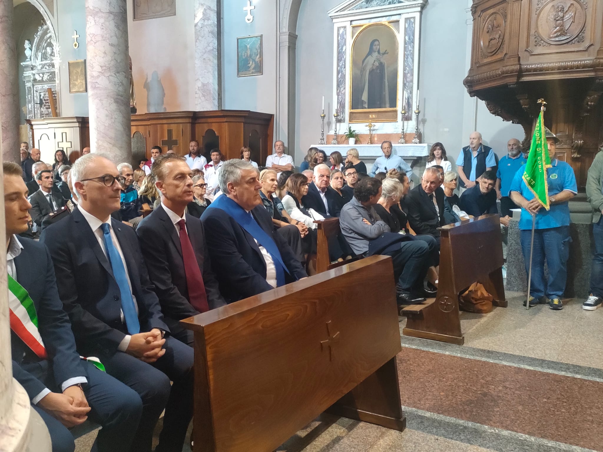 Funerale sindaco Cirimido Franco Tagliabue