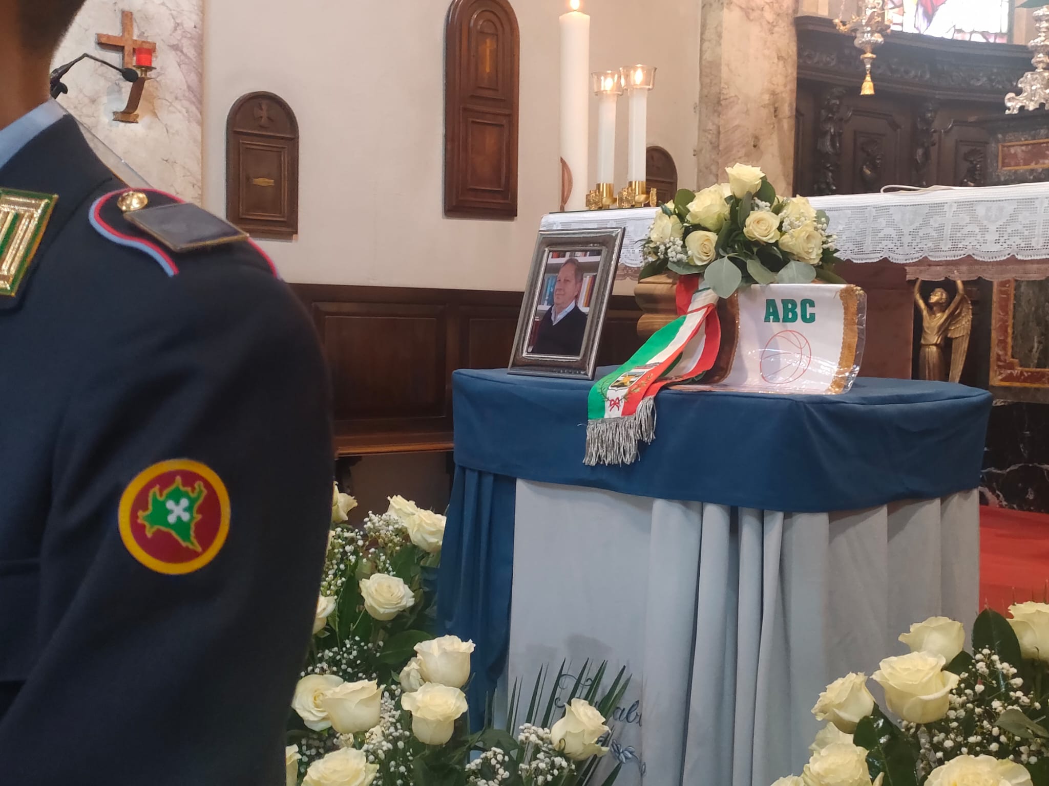 Funerale sindaco Cirimido Franco Tagliabue