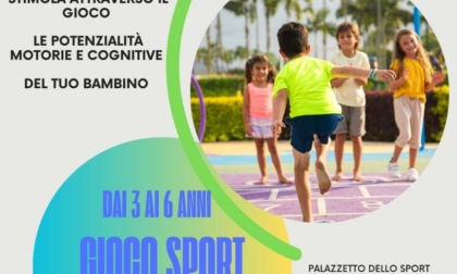 Per i più piccoli al palazzetto c'è Giocosport