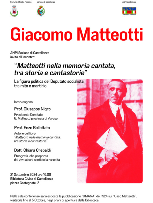 A Castellanza si ricorda il centenario della morte di Matteotti