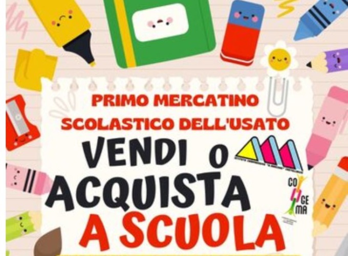 Con il Comitato genitori  mercatino scolastico a Castellanza