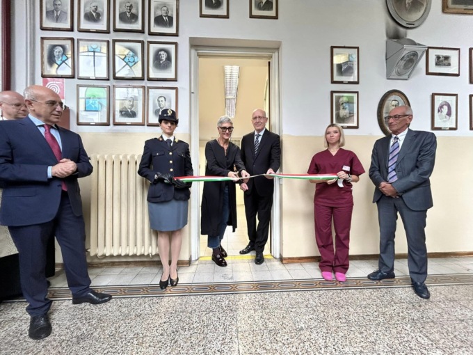posto di polizia ospedale di Gallarate