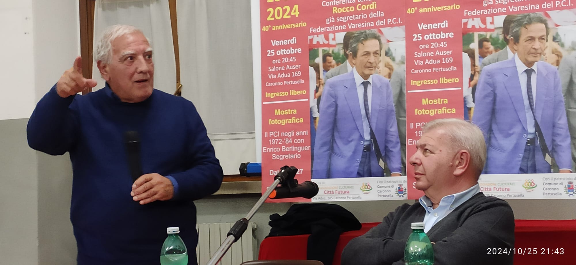 Caronno Pertusella incontro Berlinguer Auser