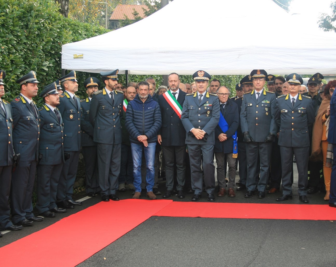 Agra intitolazione piazzetta Fiamme Gialle d'Italia