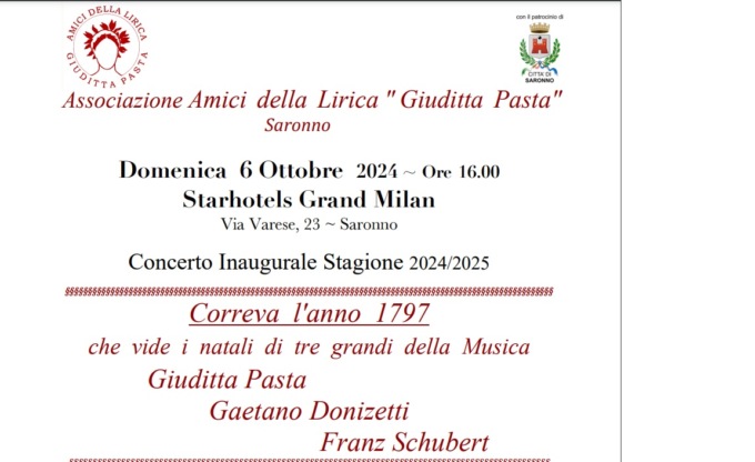 Amici della lirica riparte la stagione