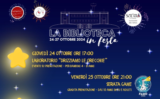 Biblioteca in festa a Solaro