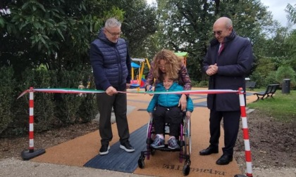 Inaugurato il nuovo parco giochi inclusivo di Villa Recalcati