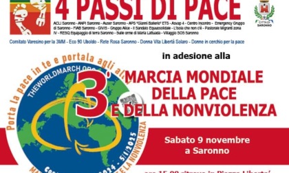 Corteo e musica a Saronno per "Quattro passi di pace"