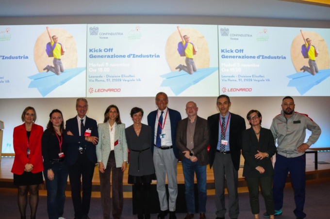 Il progetto “Generazione d’industria” decolla da Leonardo