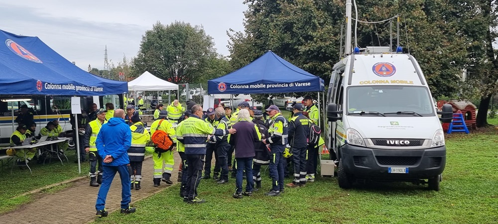 Protezione civile registrazione volontari