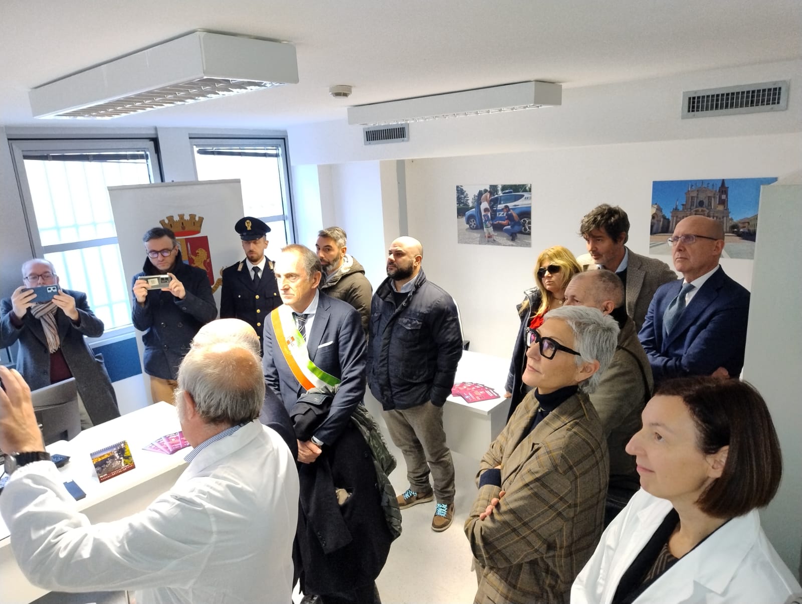 inaugurazione presidio ospedaliero polizia Busto arsizio