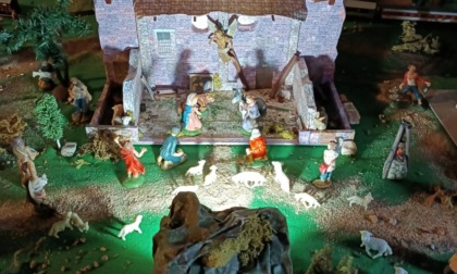 Il Presepio Masolino allestito nella sede della Pro loco di Castiglione