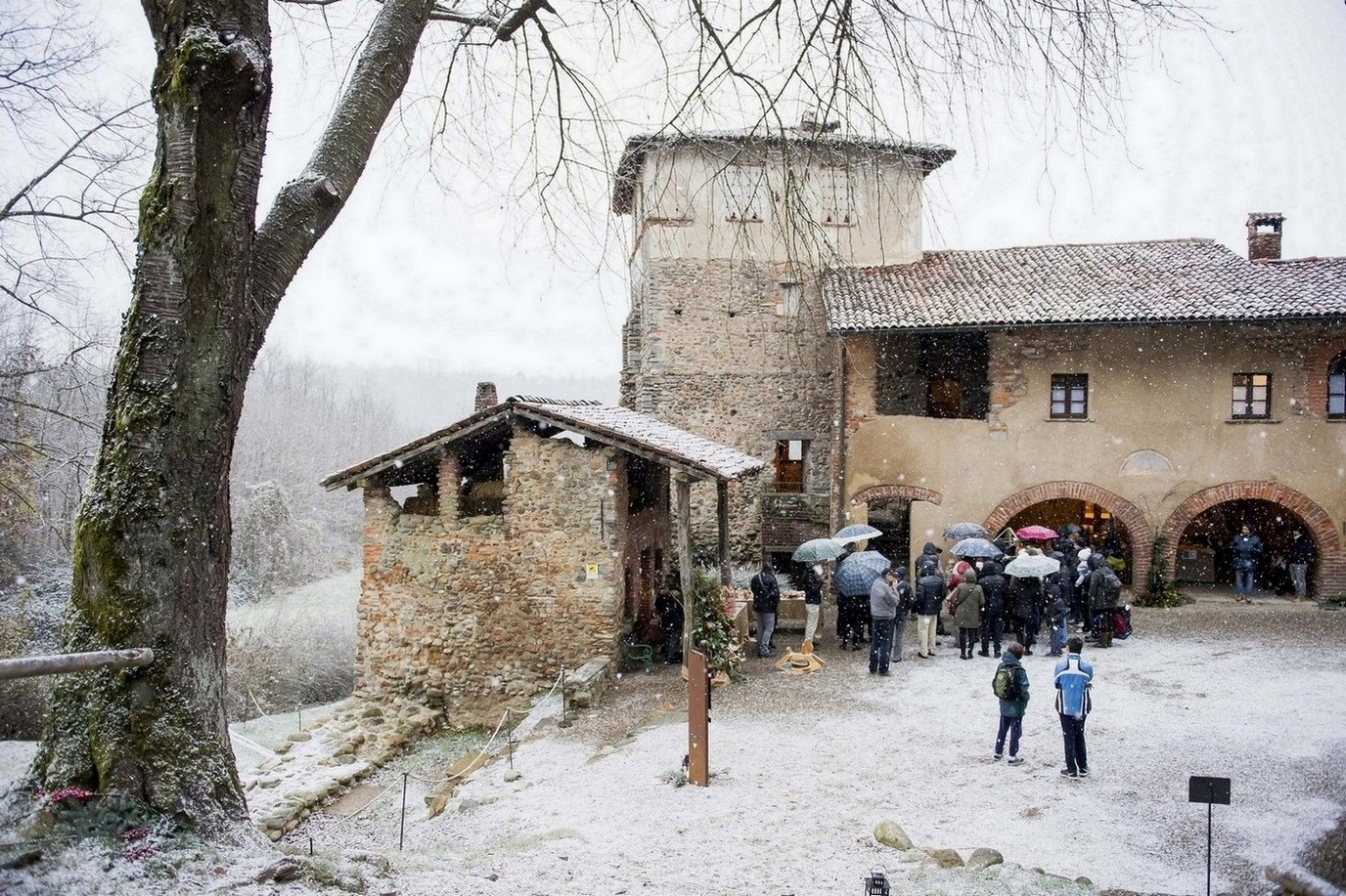 Monastero di Torba, Gornate Olona (VA) innevato_Foto Gabriele Basilico_2017_© FAI – Fondo per l’Ambiente Italiano