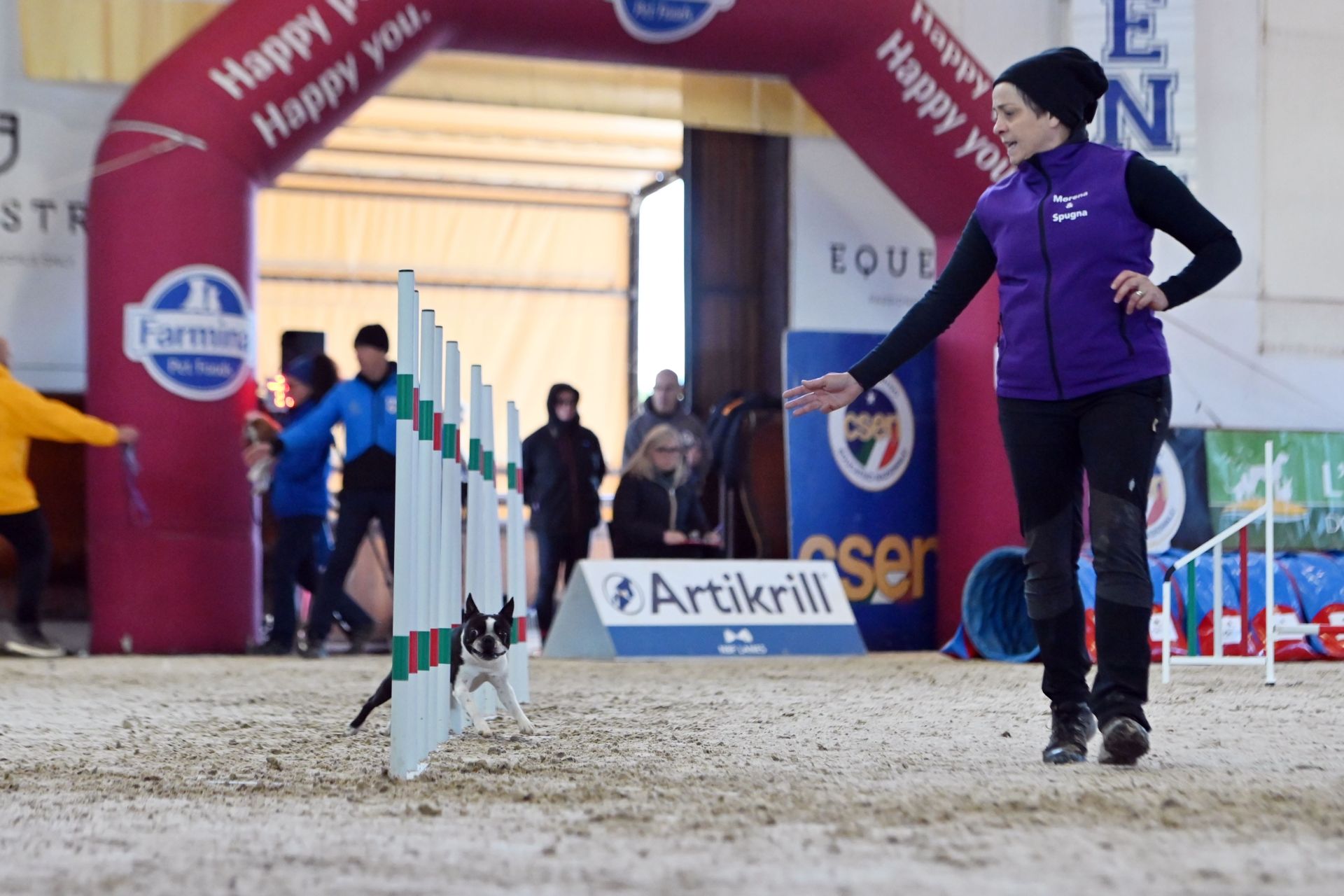 Morena Lunardon saronno agility dogSlalom